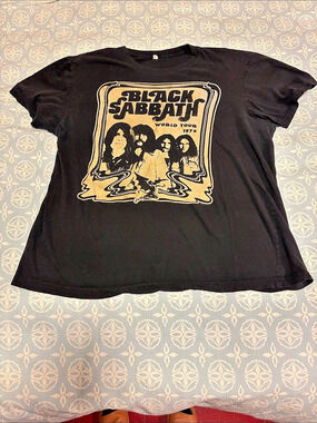 Black Sabbath World Tour 1978 2013 Band T Shirt Black XL Ozzy Osbourne
